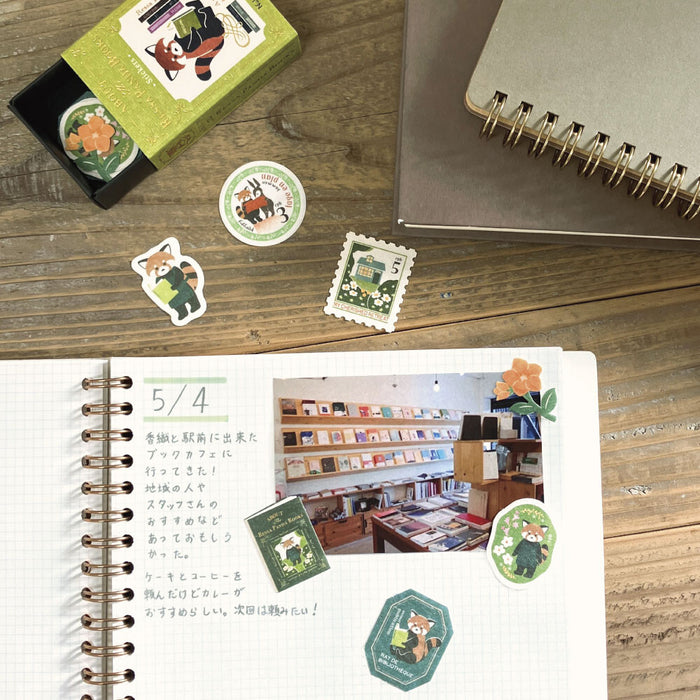 Flake Stickers - Bookstore in the Forest