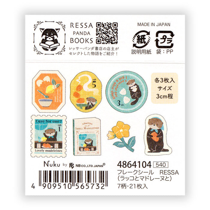 Flake Stickers - Otter & Madeleines