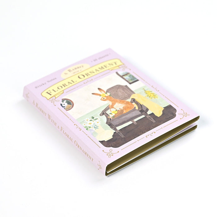 Sticky Note Set - Rabbit & Flowers