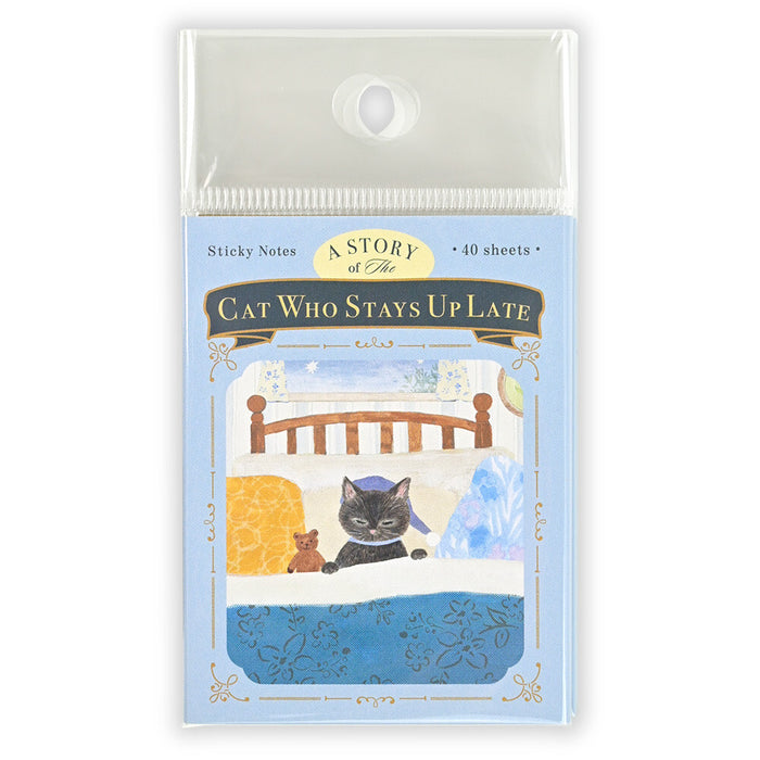 Sticky Note Set - Late-Night Cat