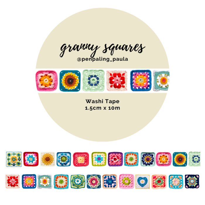 Granny Squares - Washi Tape