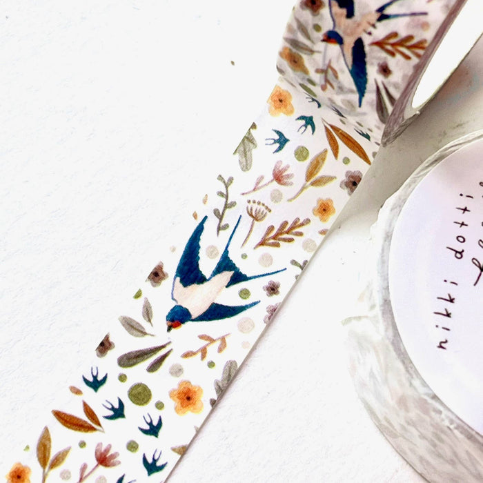 Swallows Washi Tape