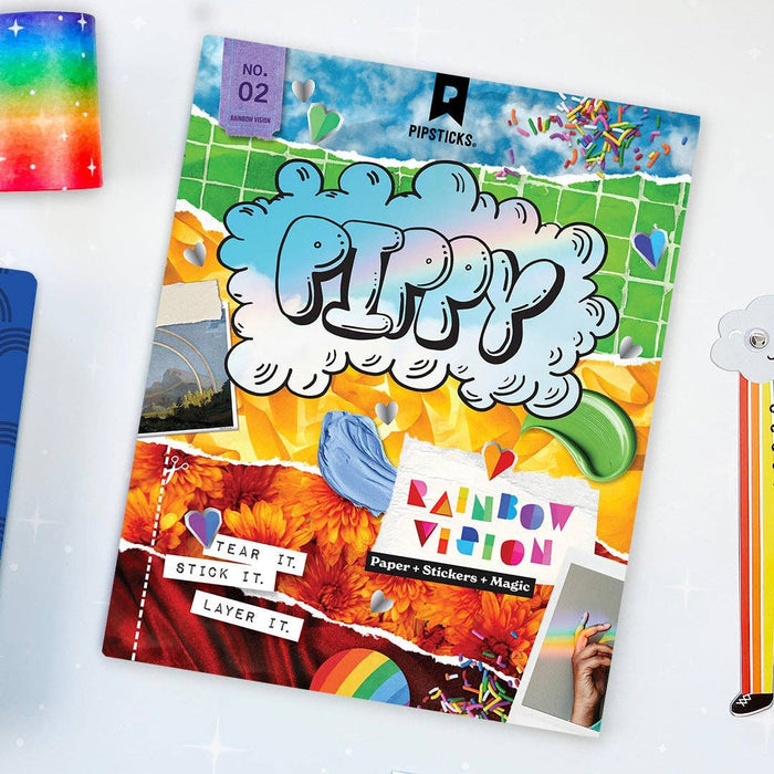Rainbow Vision Collage Magazine