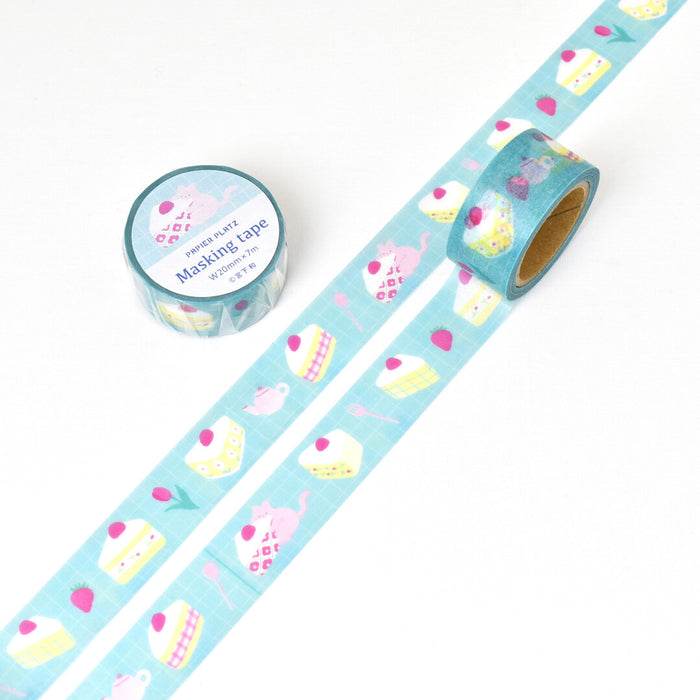 Kazu Miyashita x Papier Platz Washi Tape - 3pm Snack