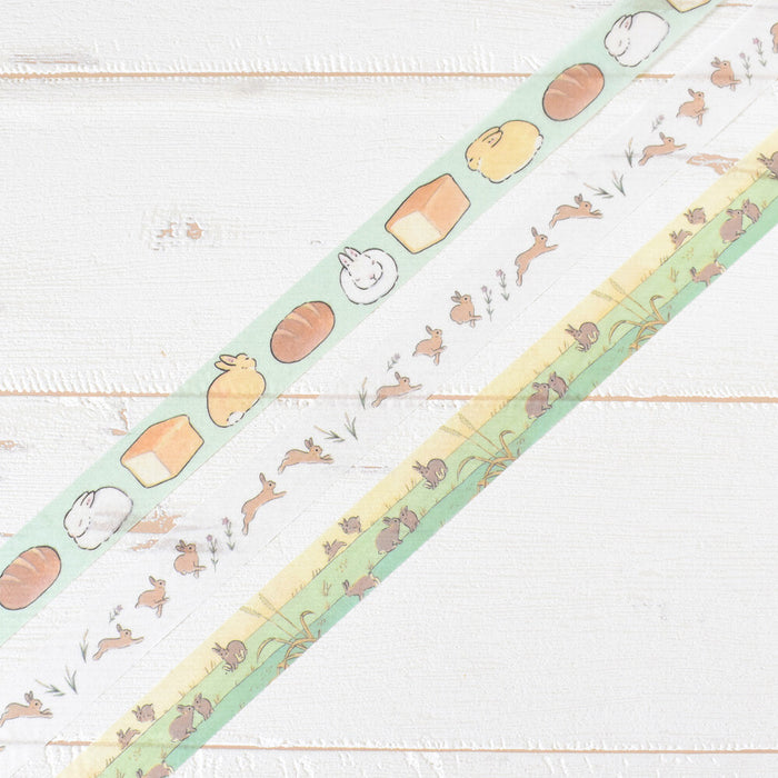 Schinako Moriyama x Papier Platz Washi Tape - Wild Rabbit