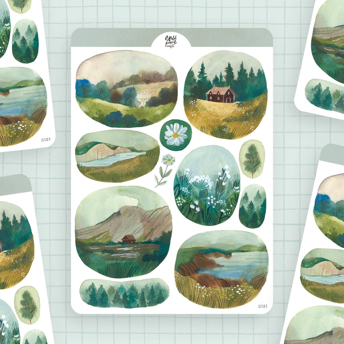 Sticker Sheet — Windows Into Scotland
