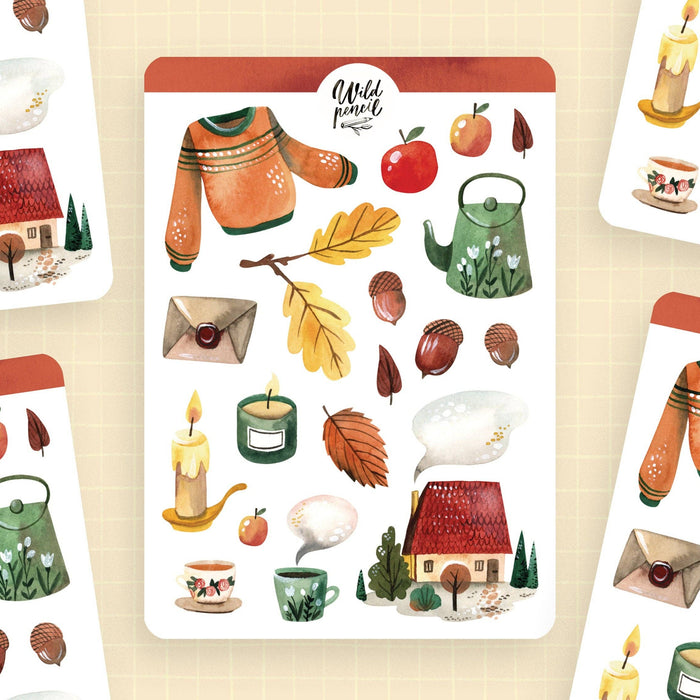 Sticker Sheet — Sweater Weather