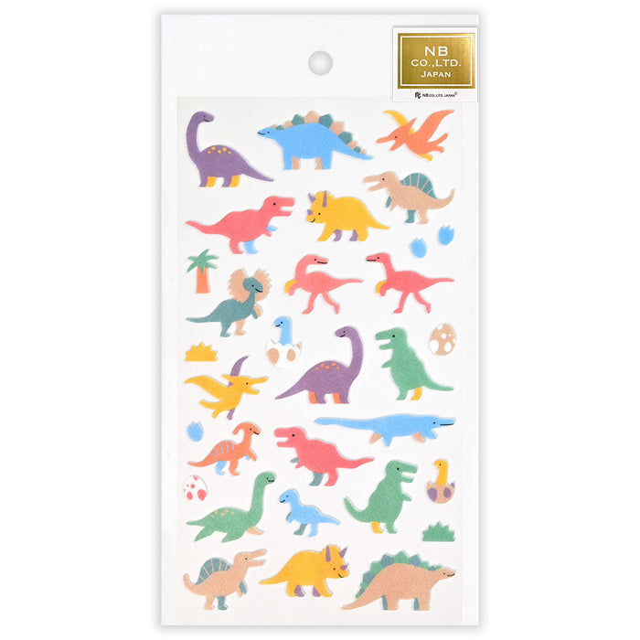 Japanese Non-Woven Fabric Stickers - Dinosaur