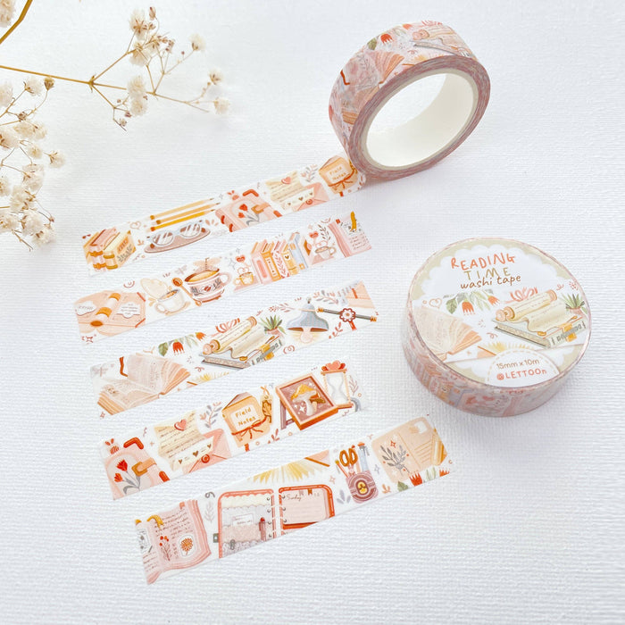 Washi Tape - Reading Time