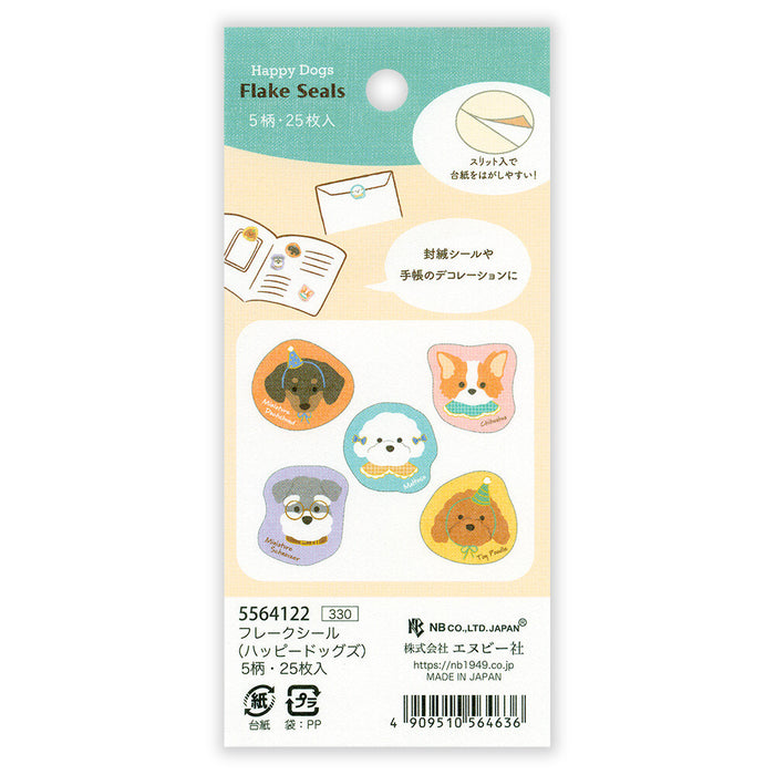 Flake Stickers - Happy Dogs
