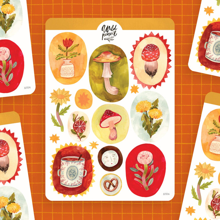 Sticker Sheet — Little Paintings