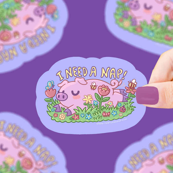 Need a Nap Vinyl Sticker