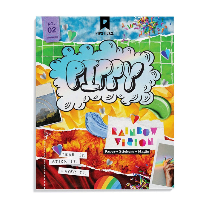 Rainbow Vision Collage Magazine