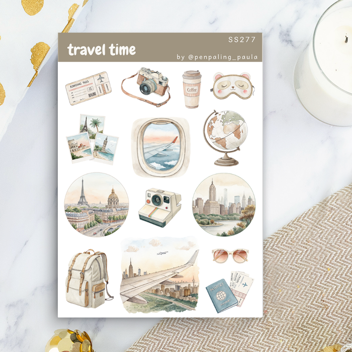 Travel Time - Sticker Sheet