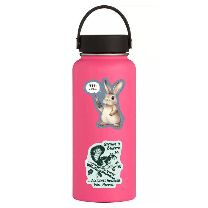 WTF Bunny Vinyl Sticker