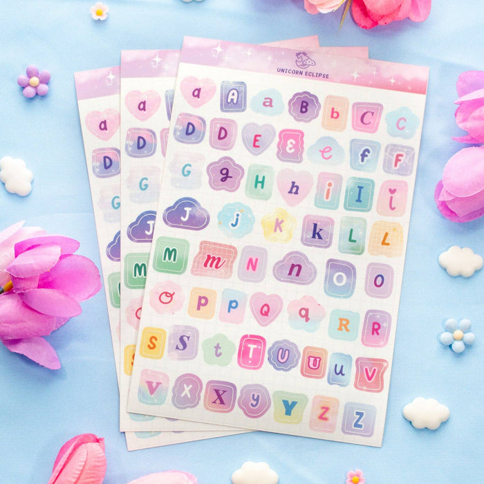 Ransom Letters Sticker Sheet