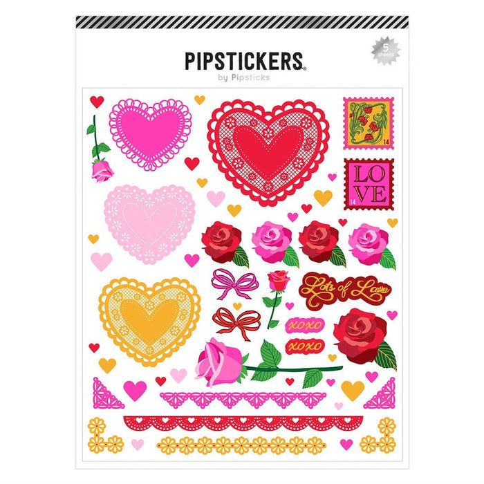 Lots Of Love Label Stickers - 5 Sheets