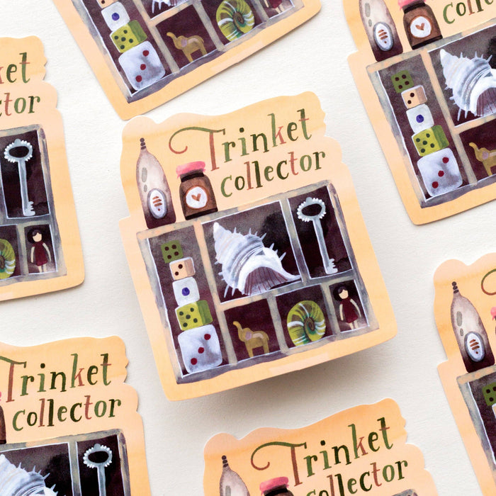 Vinyl Sticker — Trinket Collector