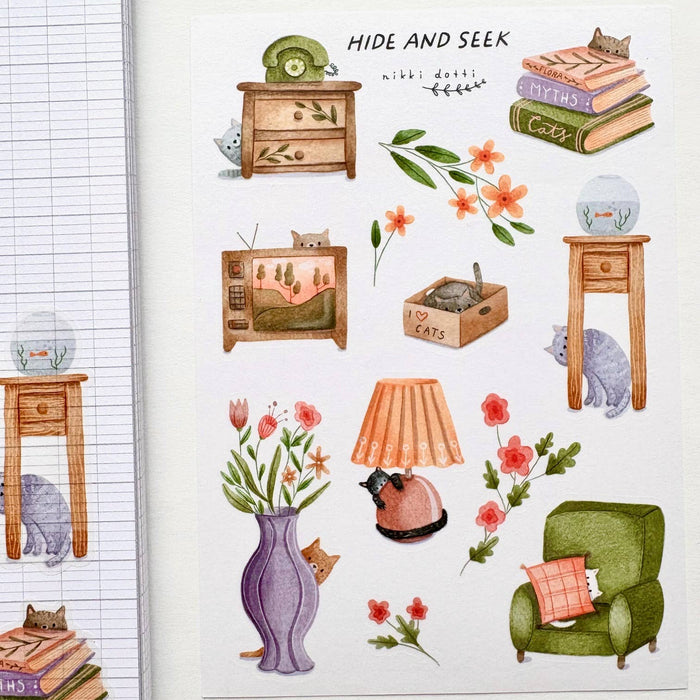 Sticker Sheet - Hide and Seek
