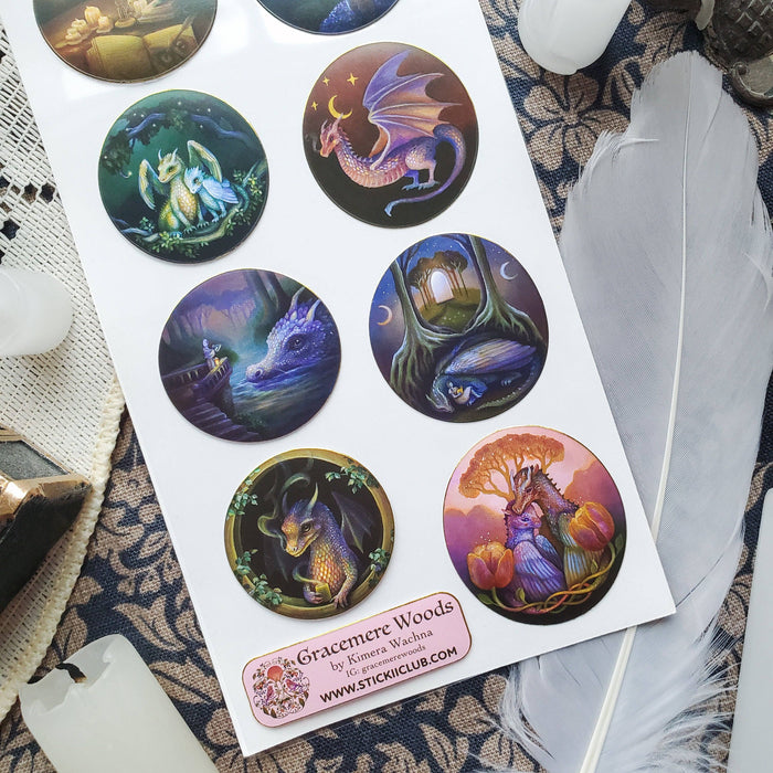 The Dragon Realm Sticker Sheet