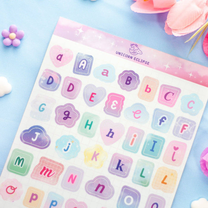 Ransom Letters Sticker Sheet