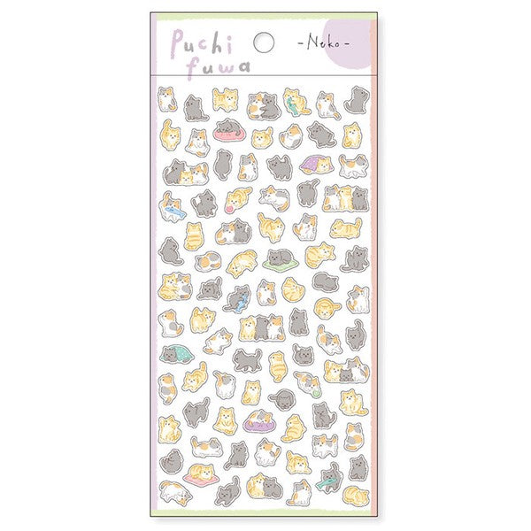 Mind Wave 'Puchi Fuwa' Stickers - Neko