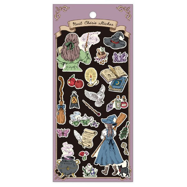 Mind Wave 'Nuit Chérie' Series Stickers - Witch's Treasure Chest