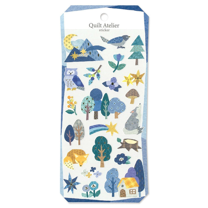Mind Wave 'Quilt Atelier' Series Stickers - Starry Forest