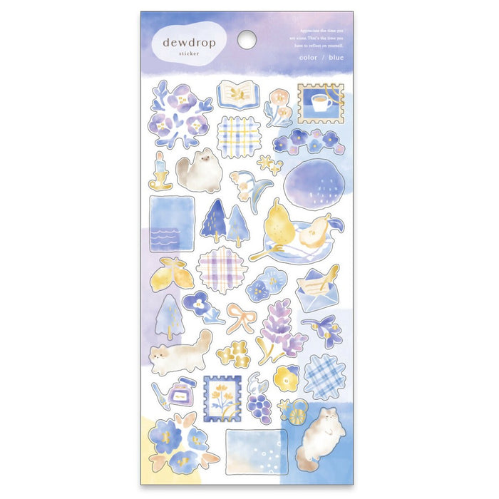 Mind Wave 'Dewdrop' Series Stickers - Blue