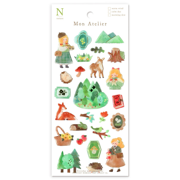 Mind Wave 'Mon Atelier' Series Stickers - Nature