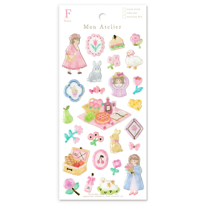 Mind Wave 'Mon Atelier' Series Stickers - Flower
