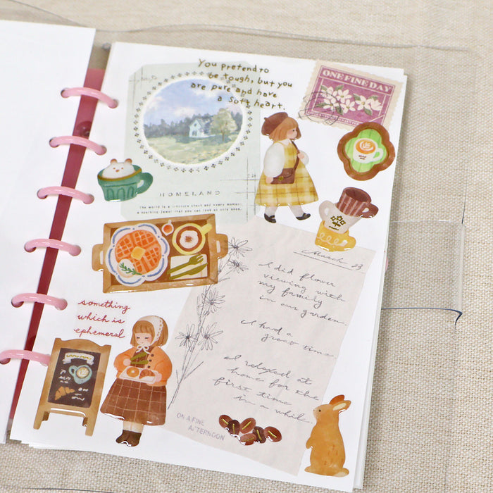 Mind Wave 'Mon Atelier' Series Stickers - Coffee