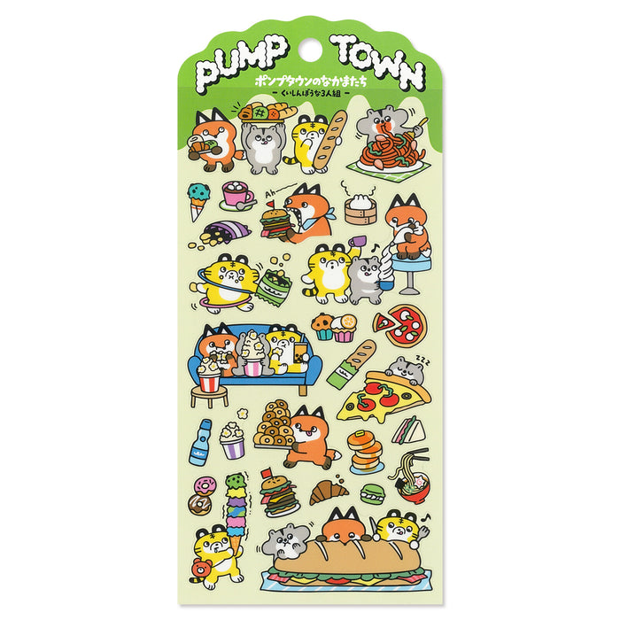 Mind Wave 'Pump Town' Series Stickers - Eating Trio