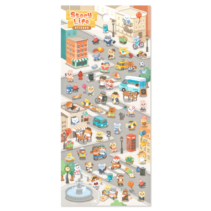 Mind Wave 'Story Life' Series Stickers - City