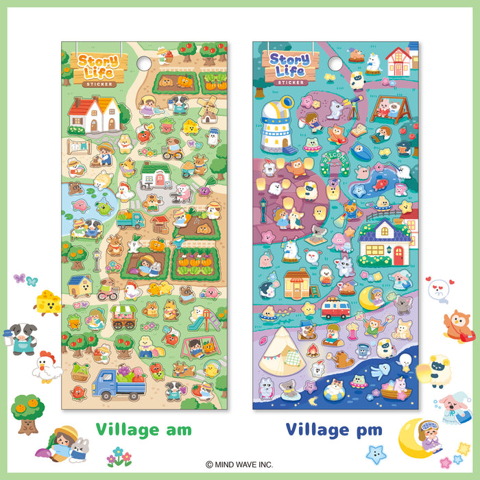 Mind Wave 'Story Life' Series Stickers - Village PM