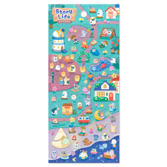 Mind Wave 'Story Life' Series Stickers - Village PM