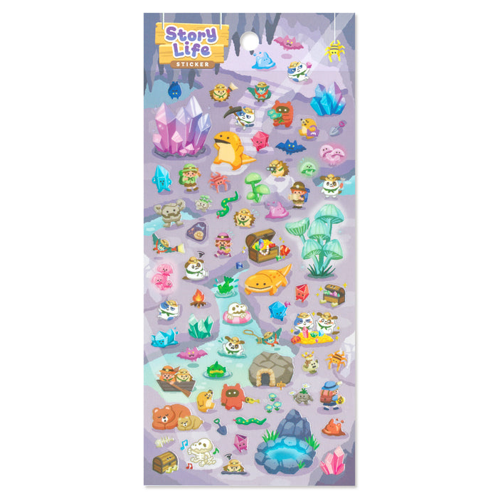 Mind Wave 'Story Life' Series Stickers - Cave