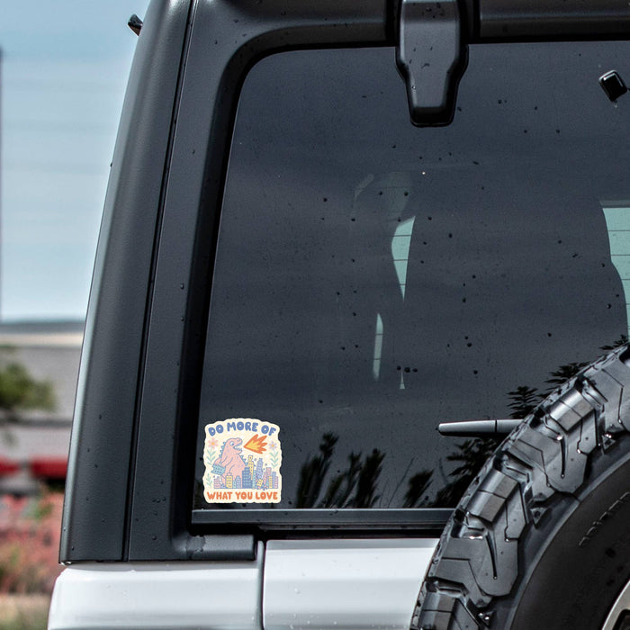 What You Love Dinosaur Vinyl Sticker