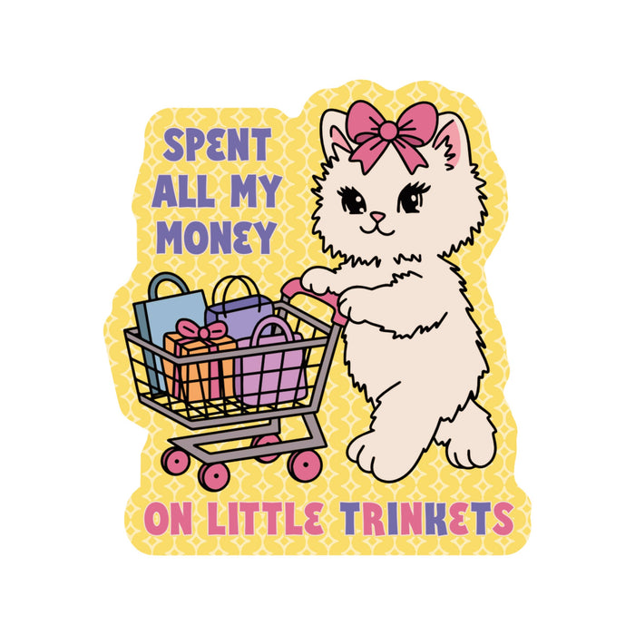 Trinket Kitty Vinyl Sticker