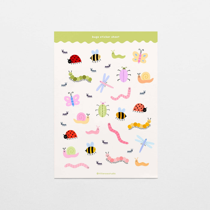 Bugs Sticker Sheet
