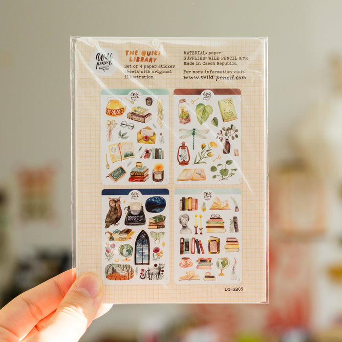 Sticker Sheet Bundle —The Quiet Library