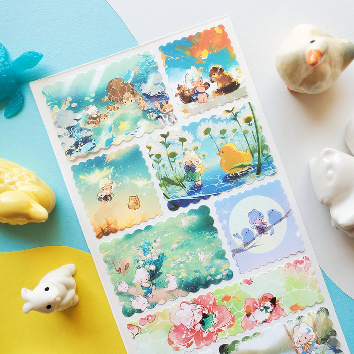 Adventures in Dreamland Sticker Sheet