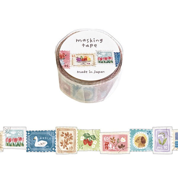 Mind Wave Japan Die Cut Washi Tape - Stamps