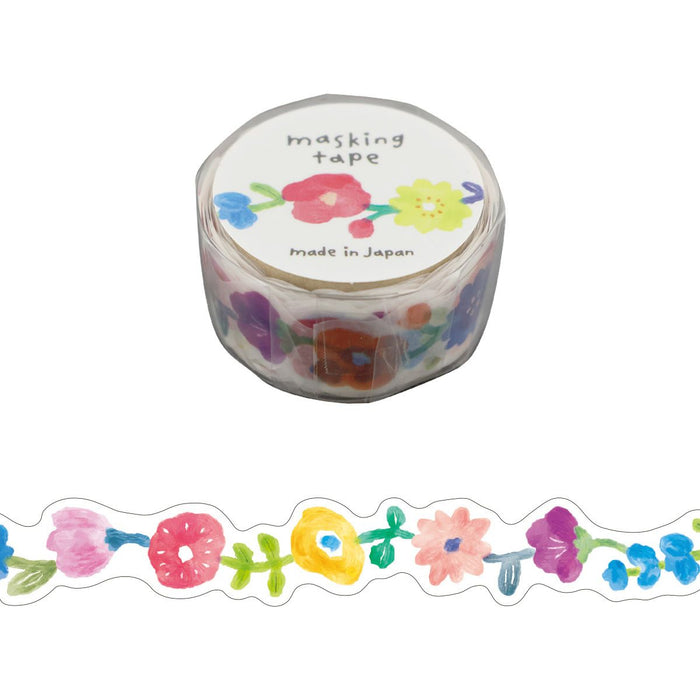 Mind Wave 'Vivid Colour' Series Die-Cut Washi Tape - Flower 2