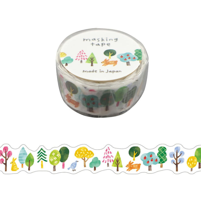Mind Wave 'Vivid Colour' Series Die-Cut Washi Tape - Forest