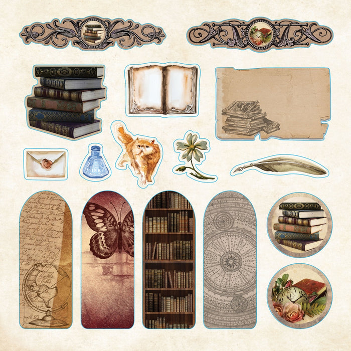 Bibliophilia Ephemera Sticker Book - Over 780 Stickers!