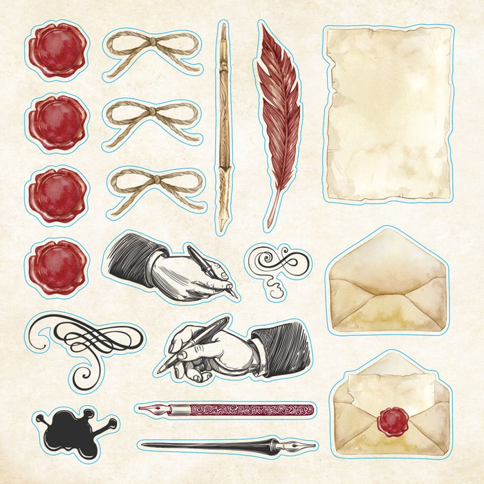 Bibliophilia Ephemera Sticker Book - Over 780 Stickers!