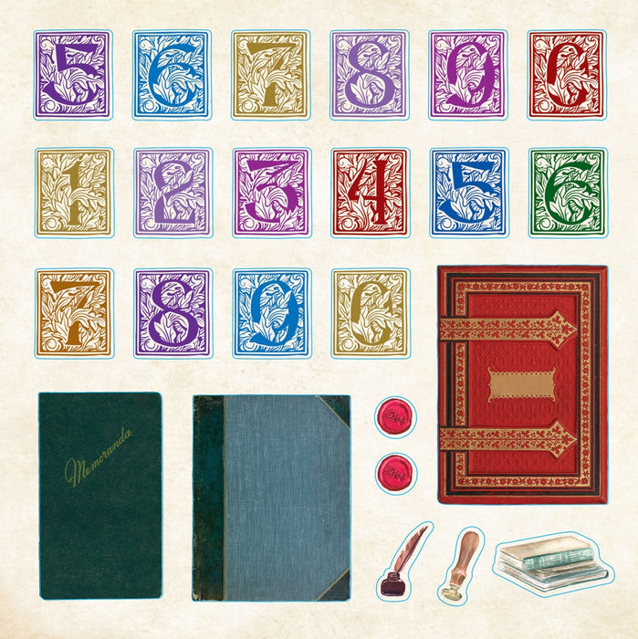 Bibliophilia Ephemera Sticker Book - Over 780 Stickers!