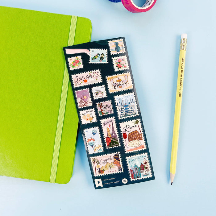 Postal Pastimes Stickers