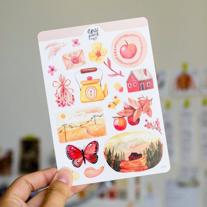 Sticker Sheet — Autumn Afternoon